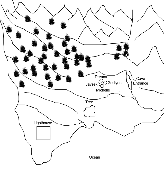 South Bledred lighthouse map