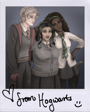 Hogwarts Polaroid signed
